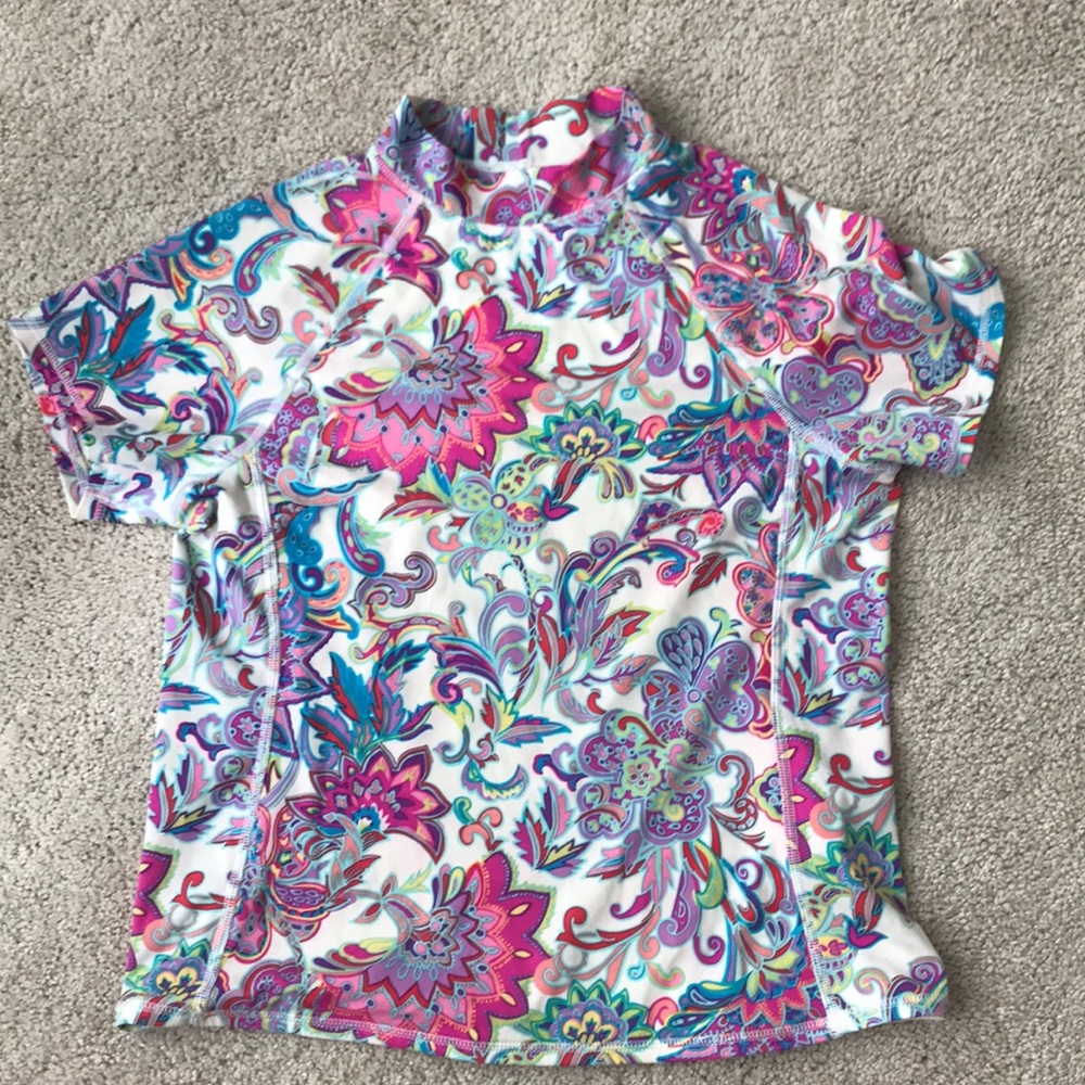 Lands end water rash guard size M